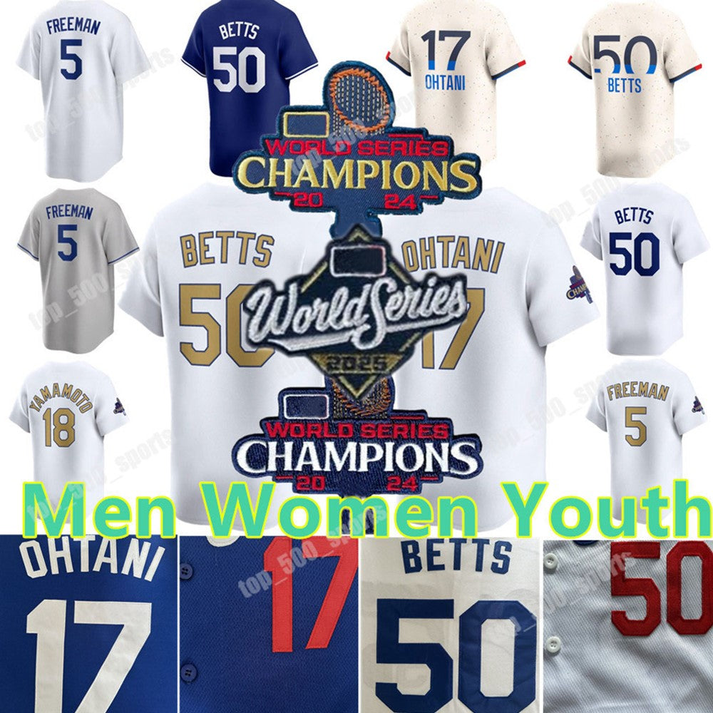 Custom Shohei 17 Ohtani Mookie 50 Betts 18 Yamamoto Freddie 5 Freeman Max 13 Muncy Men Women Youth Baseball