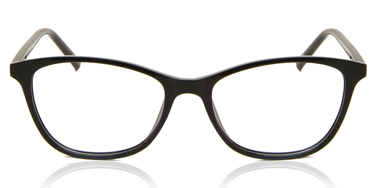 Rectangle Full Rim Plastic Kids'  Prescription Glasses Online Black Size 49 - Free Lenses - Blue Light Block Available - SmartBuy Kids