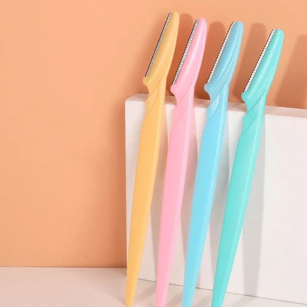 3pcs Eyebrow Trimming Knife Sharp Hair Shaving Knife Eyebrow Shaving Eyebrow Trimmer Beauty Makeup Trimming Tool 240621