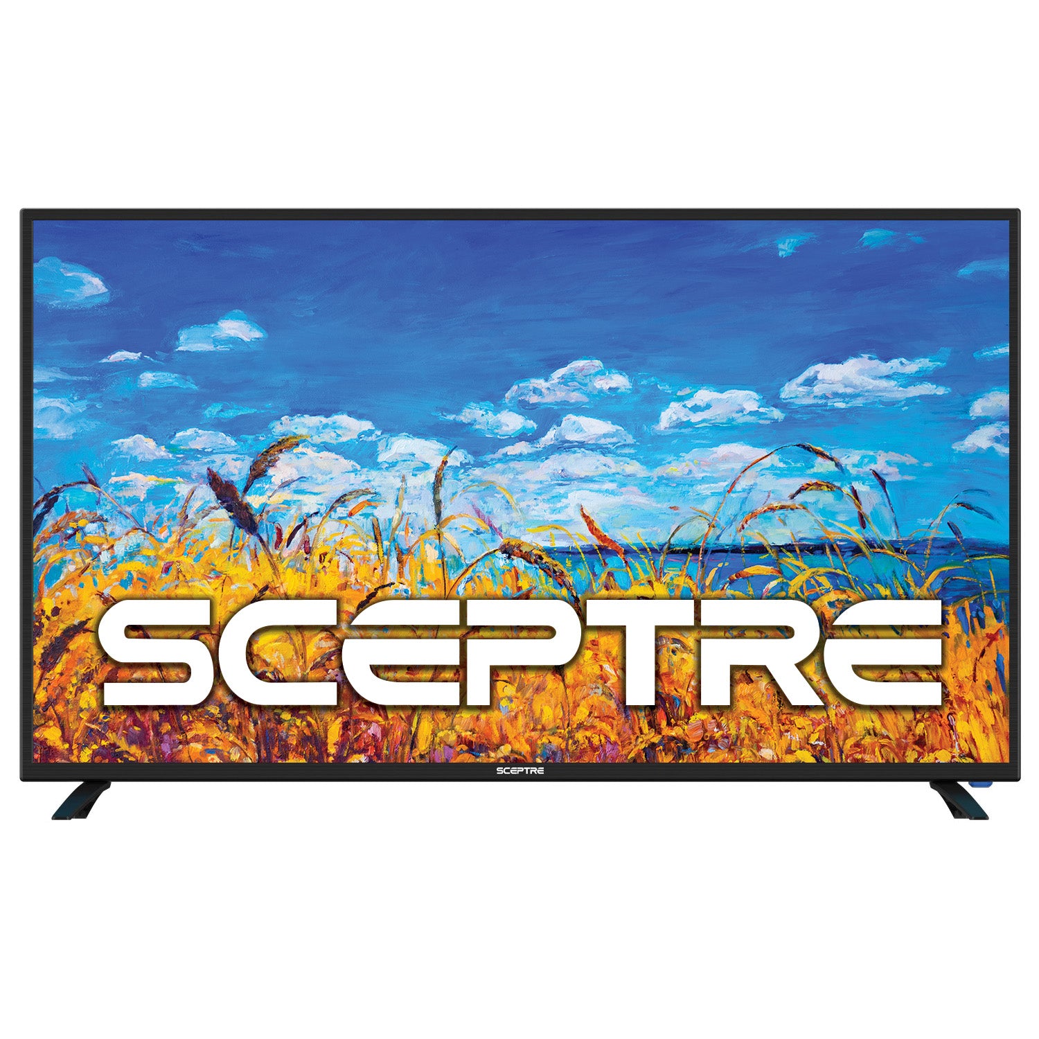 TEMU 4k 50" Led Tv Uhd 3840x2160, Sports Gaming Movie Slim Bezel Wall Mountable 2x10w Speakers Metal Black