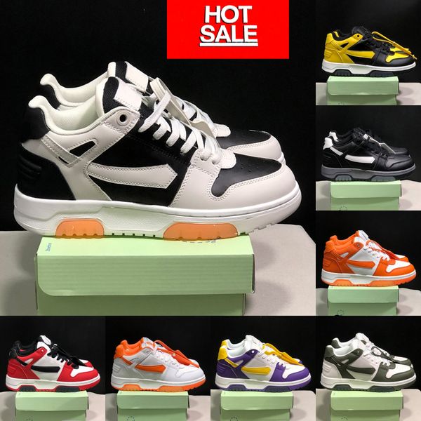 Luxury virgils Low Leather Sneaker Casual Shoes Low Tops Vintage Distressed Leather For Walking Men Women Loafers Trainers Platform Shoe siz