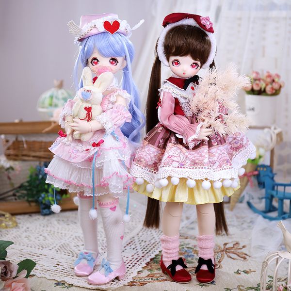 Dolls DreamFairy1st Generation1-4 BJD Anime Style 16 Inch Ball Jointed Doll Full Set Includes Clothes Shoes Kawaii Dolls for Girls MSD 23021