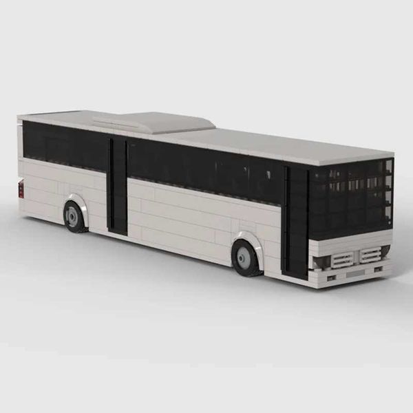 Blocks 645pcs Moc City Traffic Car Passenger Bus Station Single-Deck Public Set Figures Model Building Blocks DIY Toys for Boys Gifts Y24122