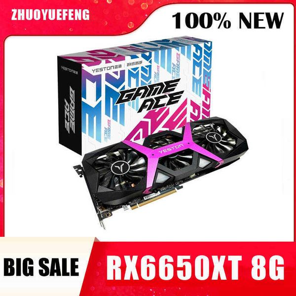 RX 6650XT 8G Game Graphics Card Plates Placa De Video Card Board gpu Nvidia Geforce PC Computer not 6600XT 6700XT 6800XT 6900XT