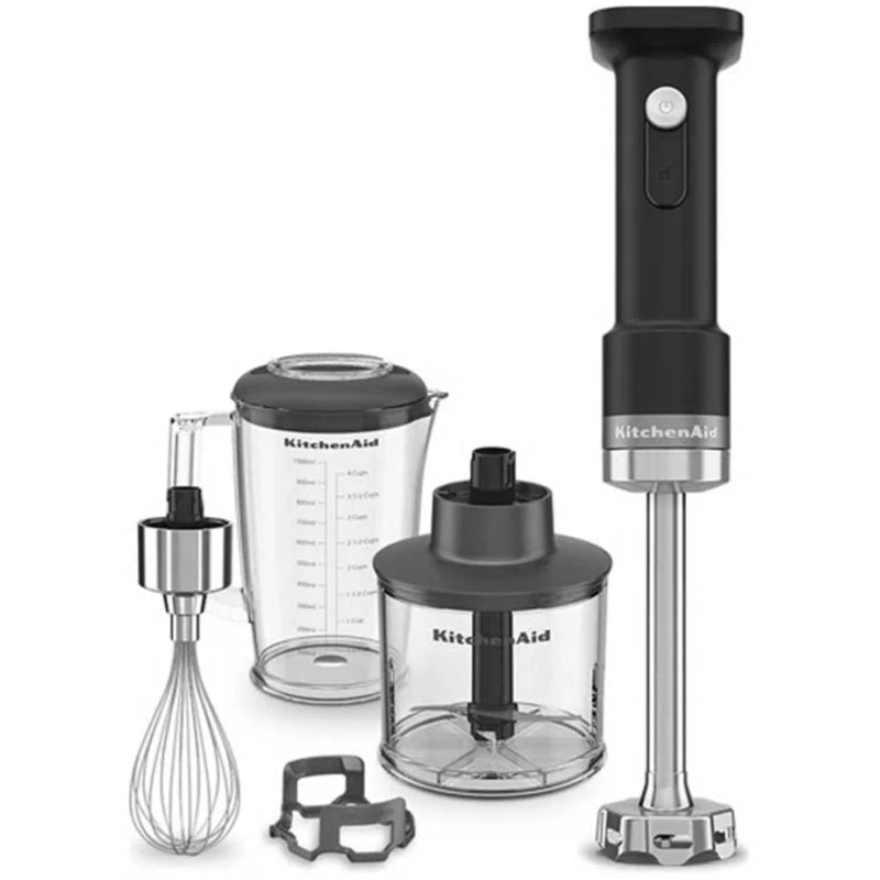 KitchenAid 5KHBRV05BM Go Cordless Hand Blender Plus Accessories without battery In Black