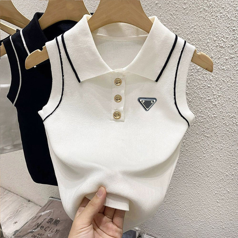 Designer Women&#039;s Tanks Top Beach Regular Short Long Style Two Colors Letter Tank Cotton Fashion Sleeveless Quick Dry Oversized Tshirt