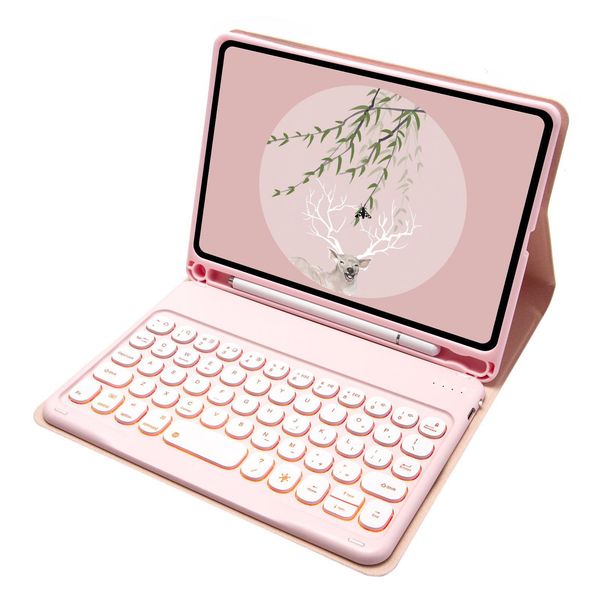 Keyboard Case for iPad Mini 6 8.3inch Inputs Wireless Bluetooth Holder Silent 4Colors Portable