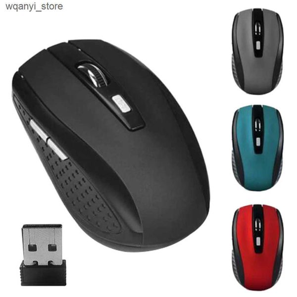 Mice Portable 2.4G Wireless Optical Mouse 6 Buttons USB Receiver 2000DPI Laptop Mice For Ect Lapto L240910