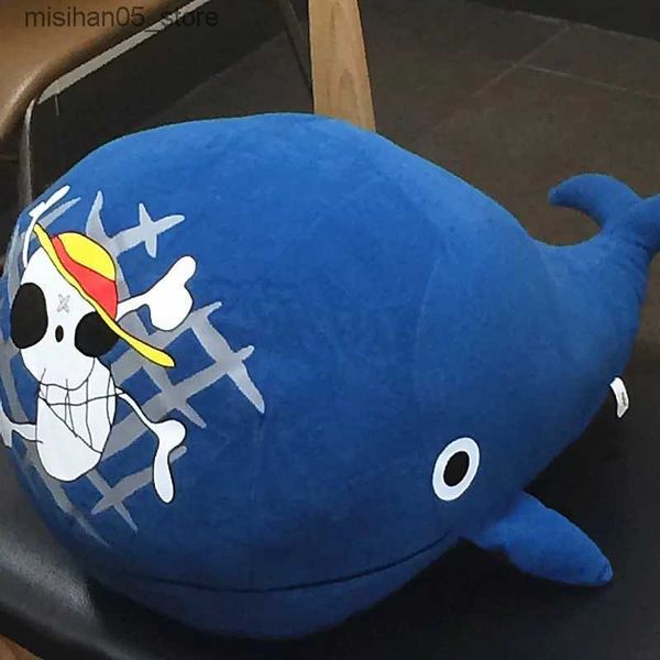 Plush Dolls 42cm High Quality Fashion Gift Supply One Labulabang Plush Doll Straw Hat Pirate Logo Whale Island Filling Toy Q240322