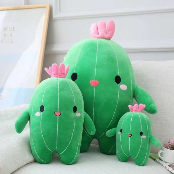 25~60CM Lovely Plush Cactus Toys Stuffed Soft Plant Dolls Pillow Cute Room Decoration for Children Baby Kids Toys Birthday Gifts X241028