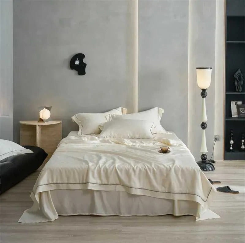 Solid Embroidered Bedspread Quilt Set 3pcs Quilted Bedding Cotton Quilts Bed Covers Pillowcase Blanket King Queen Size Coverlets 252033 NNN2