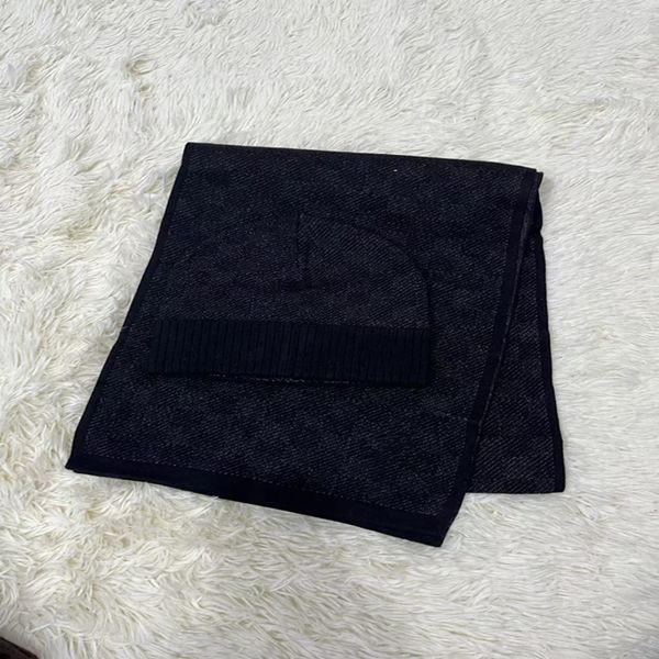 Pashmina Mens Knitted Women Scarf Set Winter Warm Hats and Scarves Beanie Hat for Men with BOX hijabs muslim shawl scarfs shawls