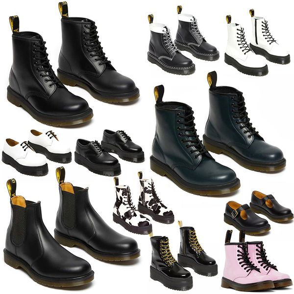 free shipping designer boots sandals shoes doc martins black leather white mens womens booties sneakers winter knee high snow platform boot