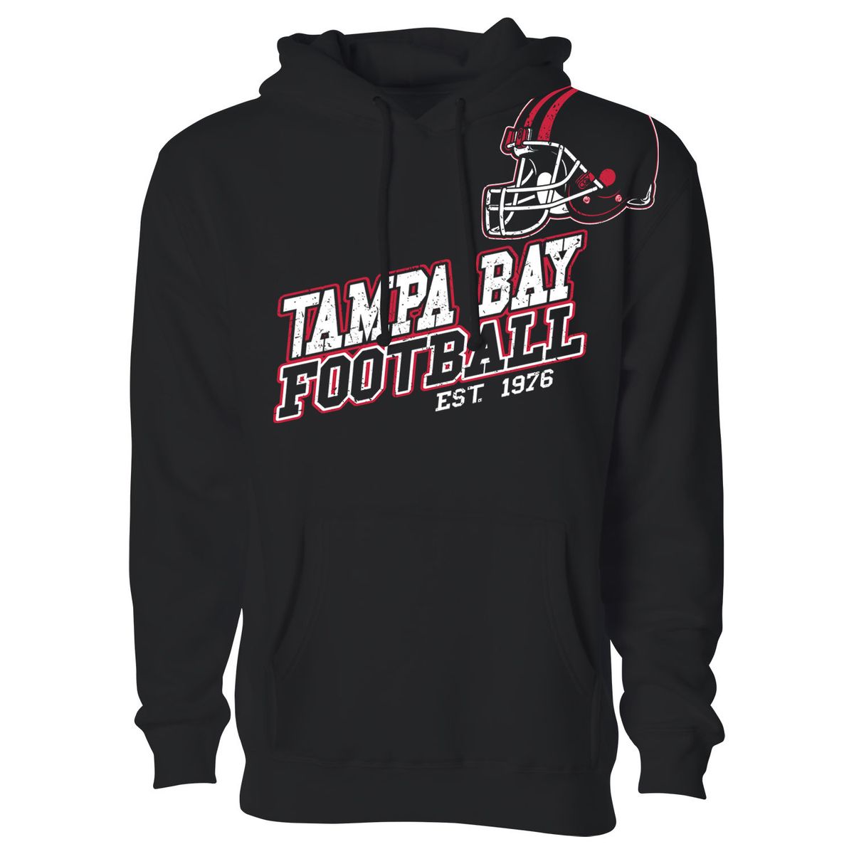 Women's Football Fan Pullover Hoodie - Tampa Bay - Black - M