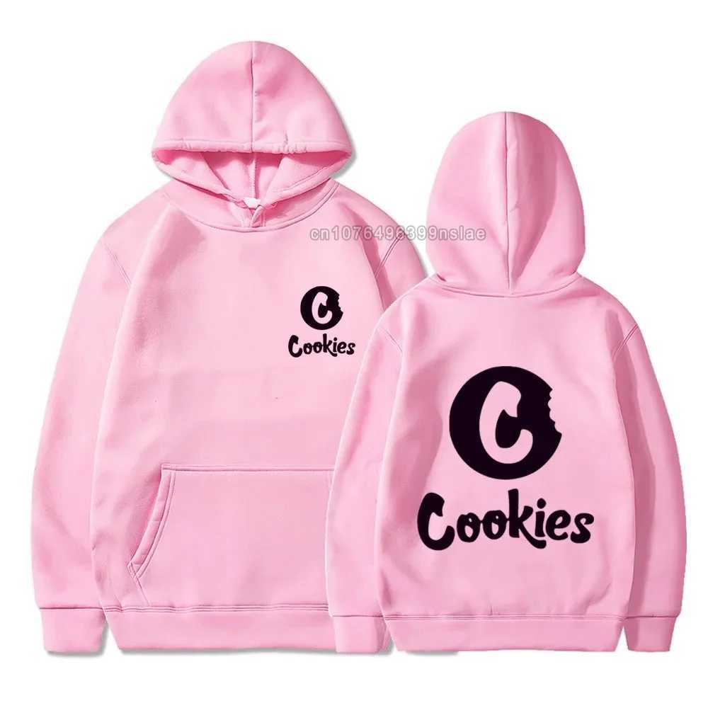 Men&#039;s Hoodies Sweatshirts Womens Hoodie Cotton Zipper Autumn Cookie Print Flce Hoodie Fashion Neutral Sportswear High Quality Clothing Y240921W