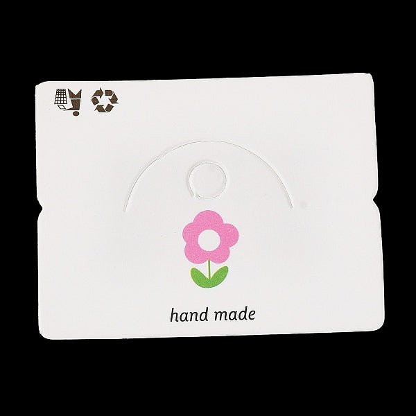 Tarjetas de presentación de joyas de papel de cartón para almacenamiento de collares y pulseras