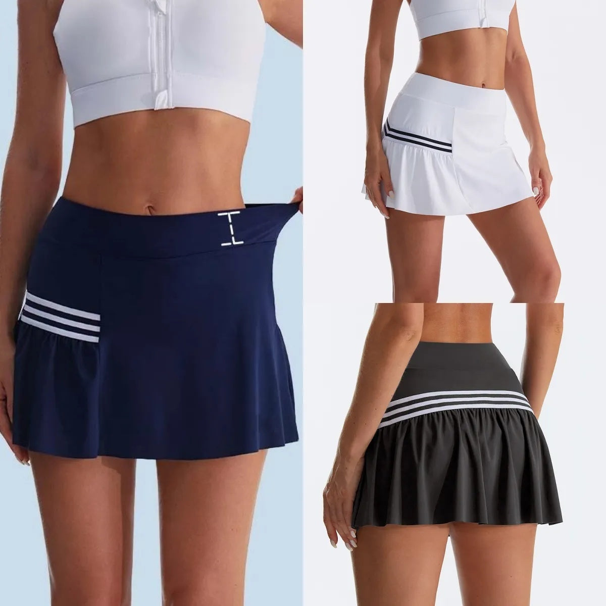 O640 Fitness Quick Dry Women&#039;s Sporty Short Skirts for Tennis & Athletic Activities Loose Sports Shorts with Anti-Slip Design for Running and Y