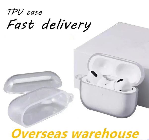 FOGOMOVE For Apple Pro 2 2nd Generation airpod 3 pros Headphone Accessories Solid TPU Silicone Protective Earphone Cover Wireless Charging S