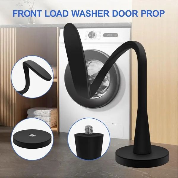 43cm Simple Installation Silicone Magnetic Door Holder Stopper Front Load Washer Door Prop Drying Machine Door Stopper Home Supplies