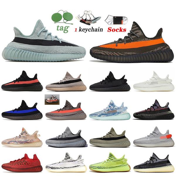 Top Quality Salt Carbon Running Shoes Slate Onyx Bone Oreo Mono Clay Tail Light White Black Bred Designer Women Mens Trainers Jogging Sports