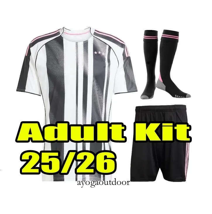 Juve Soccer Fan Jersey Men, Women, Youth - Replica Football Shirt Kit For Home And Away Games 14B