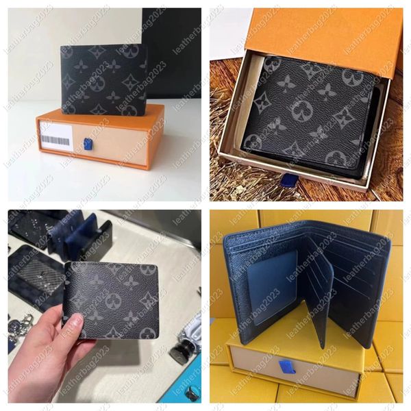 High quality Designers Luxury Leather Wallets Fashion Wallets Retro For Men Classic Card Holders Coin Purse Famous luxurys designers bag car