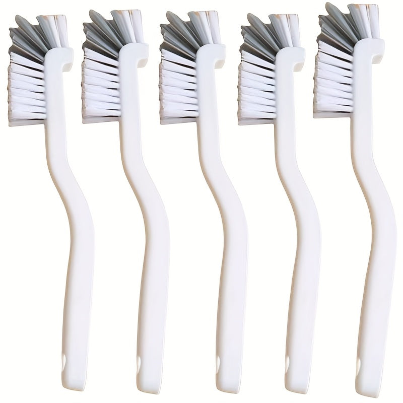 TEMU 5pcs Japanese 360° Cleaning Brushes, Reusable, Medium Firmness, Made Of Plastic, For Lobster, Scallops, Juicer, Soy Milk Maker, Blender, Glass