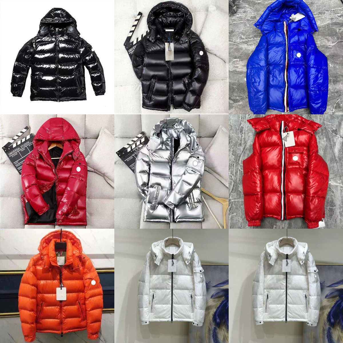 Designer Montclaire Winter Mayas mens Coat Thick Hooded Down Puffer Jacket with Body Warmer Zip Up White Duck geesejacket doudoune luxe Fashion Styl