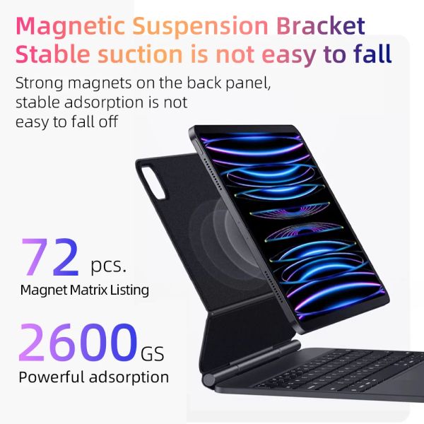 Backlight Magic Keyboard for iPad 10 10th Pro 11 12.9 2022 2021 2020 Air 4 5 10.9 Case Bluetooth Keyboard Free Shipping