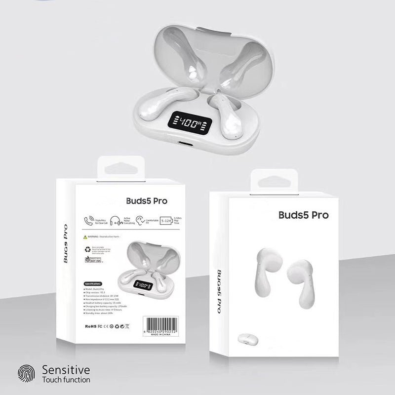 headphones Wireless buds pro5 Bluetooth wireless headset Magic recording headband earbuds In-Ear