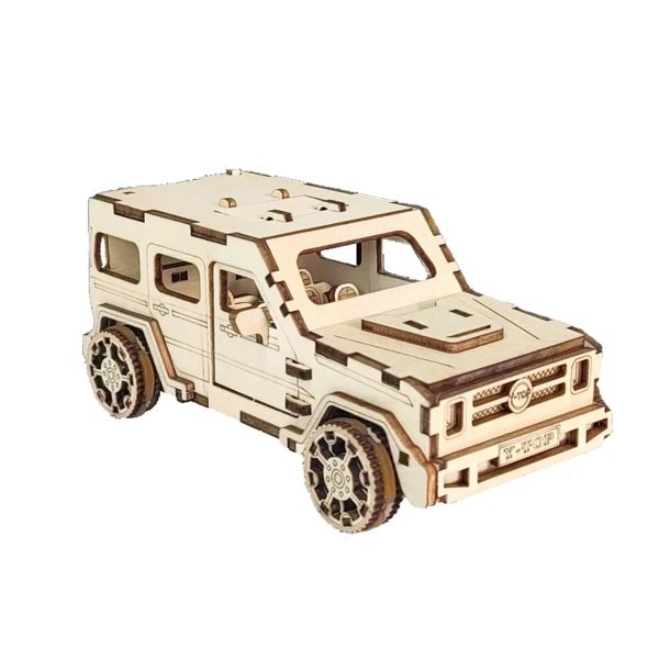 Wooden 3D Puzzles: DIY nical Model Kits for Kids Boys - Build Motorcycle, Air Ship, Car & Train dh910320090