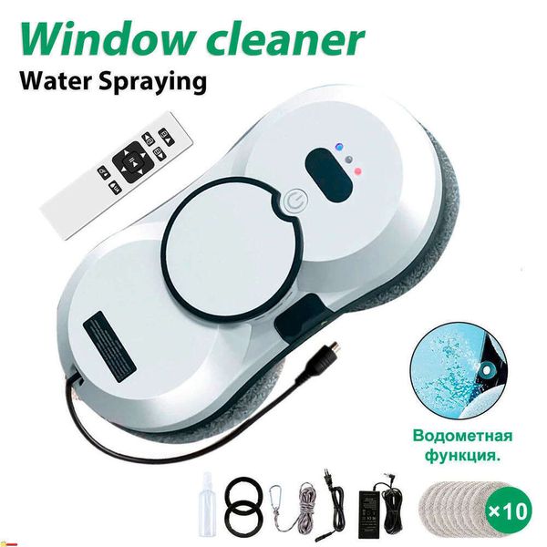 Large Suction Spray Electric Window Cleaning Robot anti-fall Remote Control Vacuum Cleaner
