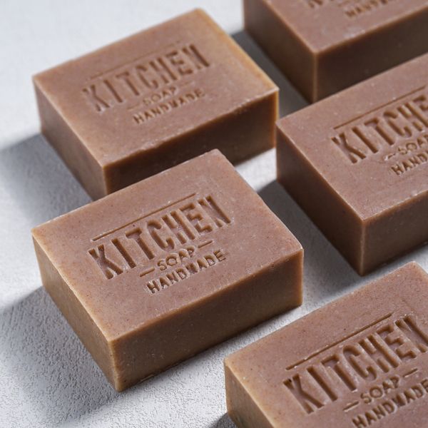 Kitchen Solid Dish Soap Bar for Effective Cleaning of Dishes Pots and Pans Hand made with White Paper Packing