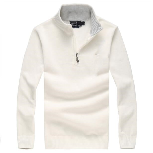 Mens Designer Hoodie Polo Sweater Fleece Shirts Half Zipper High Neck Warm Pullover Slim Knit Knitting Hoody Hooded Sweatshirt Jumpers Colorful seri