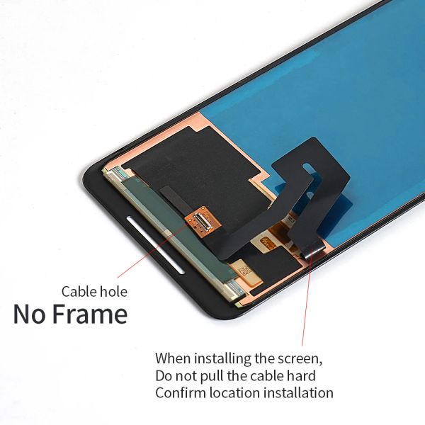 AAA For LCD GOOGLE PIXEL 2XL Display Monitor Digitizer Touch Screen Digitizer Panel Assembly Nexus LCD Replacement Repair Parts