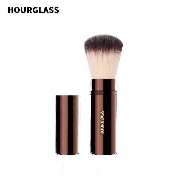 Hourglass Makeup Brush- No.22 Retractable Kabuki Brush Soft Fiber Hair Foundation Fashion Design Single Face Brush W241216