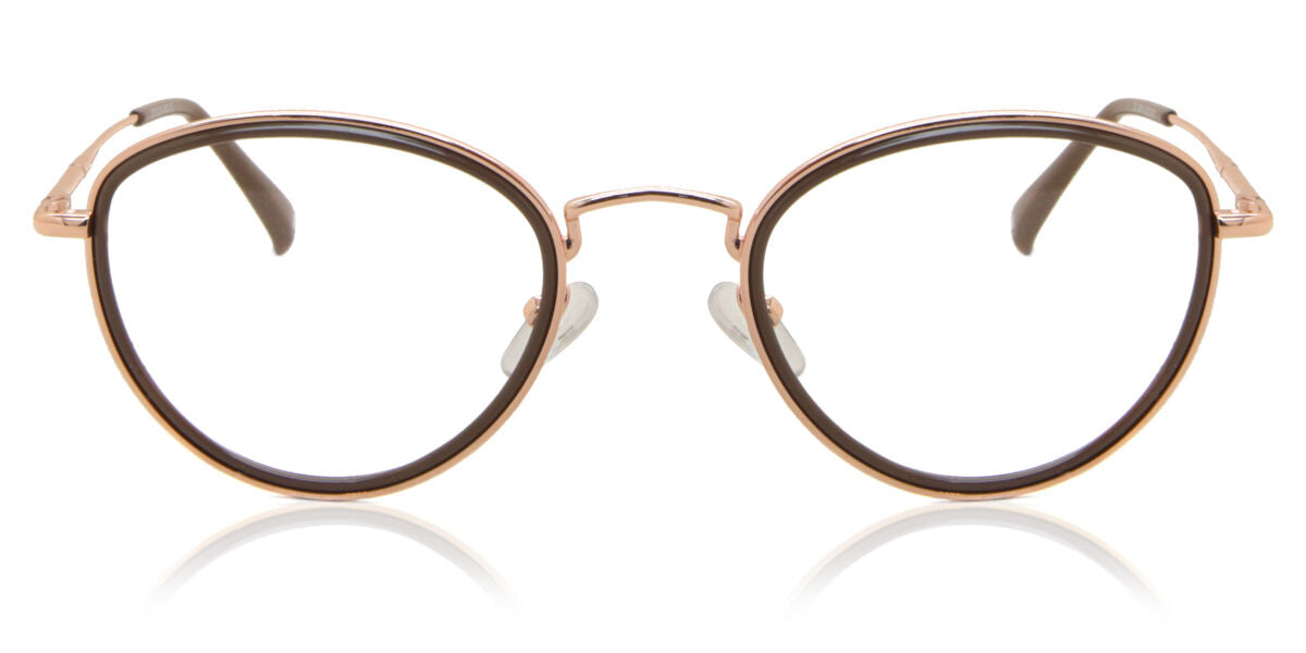 Oval Full Rim TR90 Men's Glasses Discount Online Brown Size 51, Free Lenses, HSA/FSA Insurance, Blue Light Block Available - SmartBuy Collection