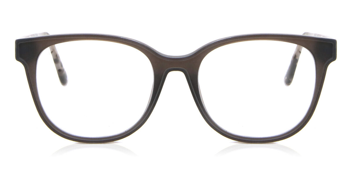 Oval Full Rim Plastic Men's  Prescription Glasses Online Grey Size 52 - Free Lenses - Blue Light Block Available - SmartBuy Collection