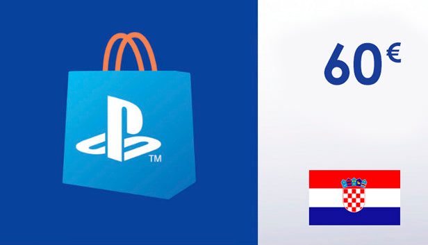 PlayStation Network Gift Card 60 EUR - PSN Croatia