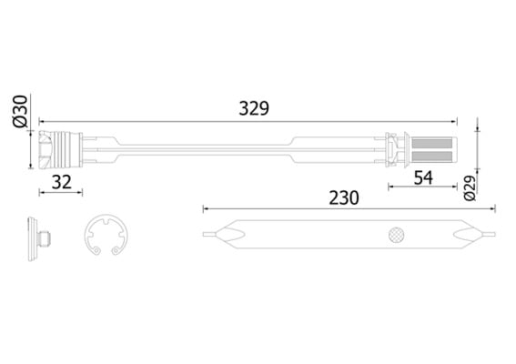 Dryer, air conditioning MAHLE ORIGINAL AD 319 000S