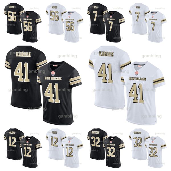 12 Chris Olave 2024 Mens-Youth Custom Football Stitched Jerseys 32 Tyrann Mathieu 80 Jarvis Landry 41 Alvin Kamara 2 Jameis Winston 56 Davis