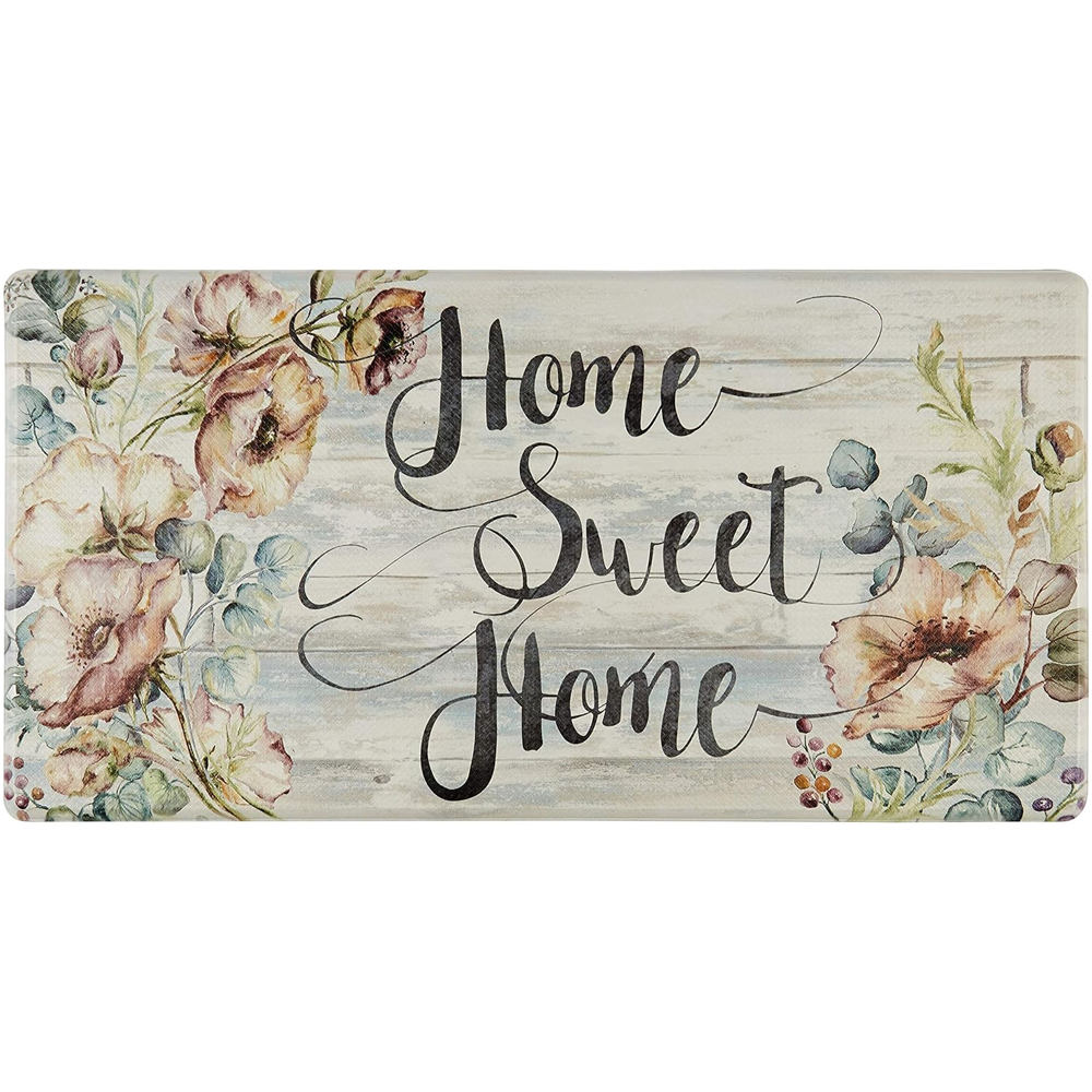 Cook n' Comfort Oversized Anti-Fatigue Kitchen Floor Mats - CNC218 (Home Sweet Home)