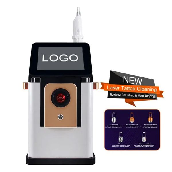 New model Mini desktop portable Adjustable spot size ND Yag Laser Tattoo Removal Freckle Removal eyebrow-washing 2025