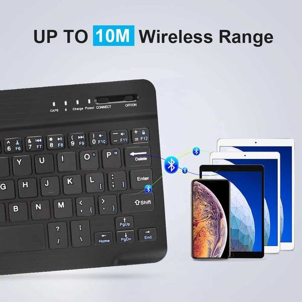 Keyboards Bluetooth Wireless Keyboard Mini Keyboard For Laptop Tablet Phone Ipad Rechargeable Gaming Keyboard For Android iOS Windows z25012