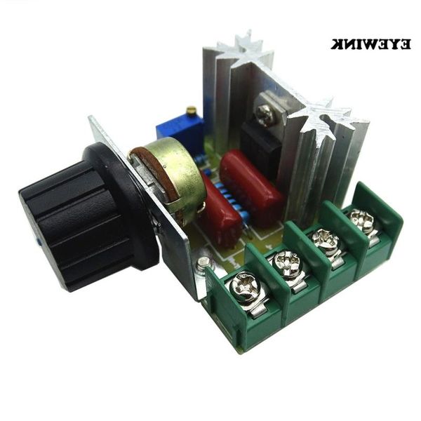 Freeshipping 10PCS-LOT Smart Electronics 220V 2000W Speed Controller SCR Voltage Regulator Dimming Dimmers Thermostat Erdqn