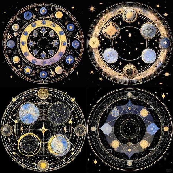 Table Cloth Suede Velvet Tarot Tablecloth Rune Divination Altar Tarot Patch Table Cover For Magicians Daily Board Games Card Pad L240910