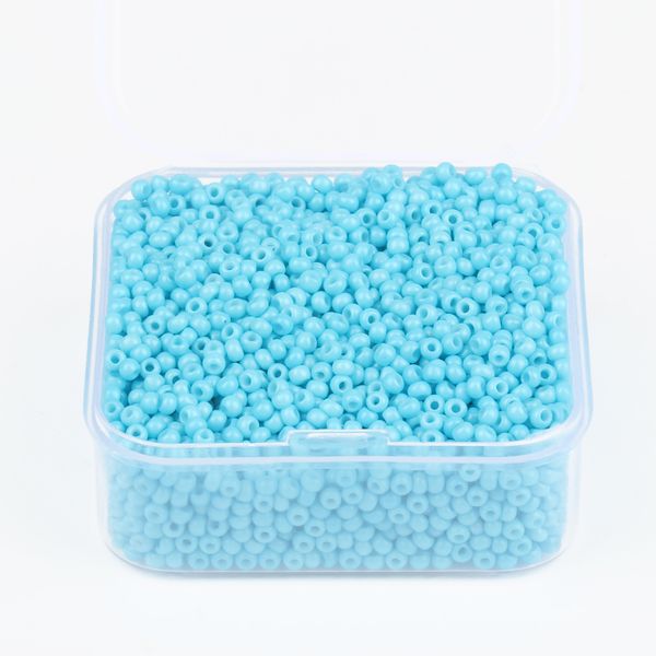 4000Pcs-Box 2mm Candy Color Glass Seed Beads Uniform Round Spacer Beads for DIY Handmade Jewelry Making Accessories