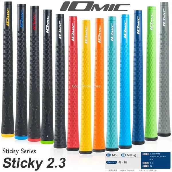 13Pcs-set Golf Grip Iomic Sticky Evolution 2.3 Golf Grip 10 Colors Golf Grips Universal Rubber Super Club High Tech Swing Grip 250118