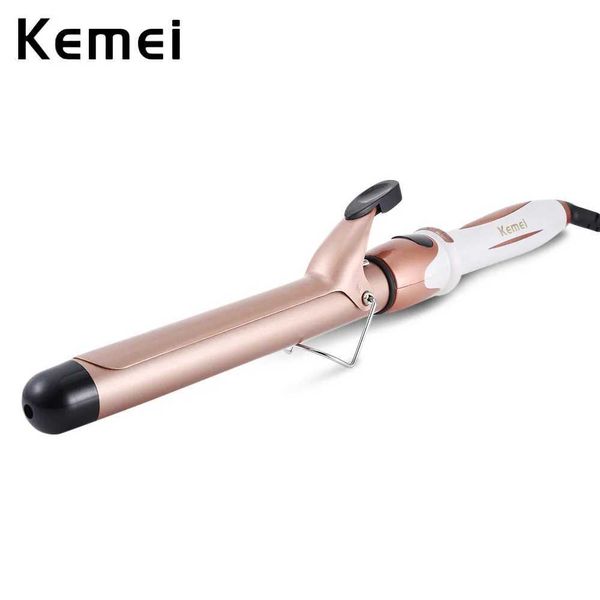 Hair Curlers Straighteners Kemei KM-760A KM-760B Rapid Temperature Rise Thermal Conductivity Ten Stage Control Large Wave Curling Iron H2501