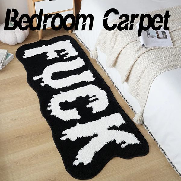 VIKAMA Creative faux Cashmere Carpet Living Room Bedroom Bed Blanket Home Decoration Soft Plush Bay Window Floor Mat 250110